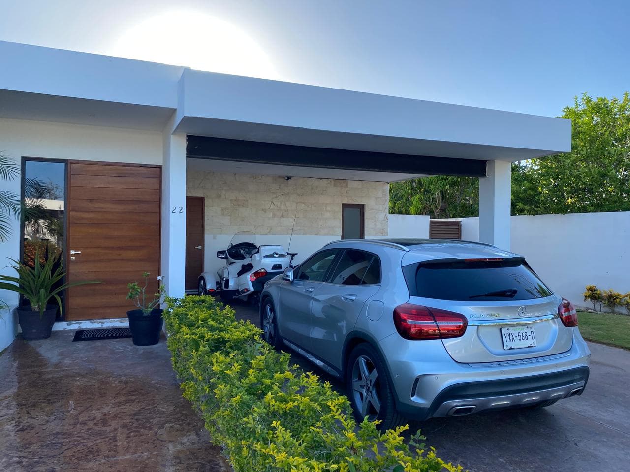 Residencia de una planta en Privada Blue Cedar